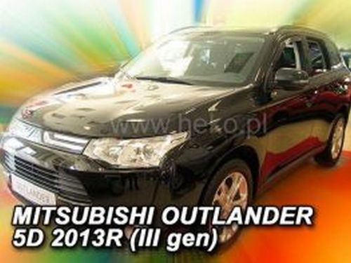 Дефлекторы окон Mitsubishi Outlander III (13-21) - Heko (вставные) 4