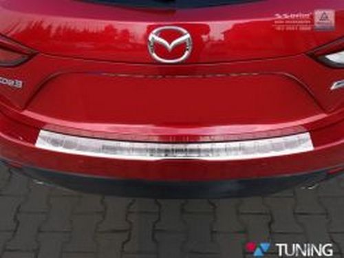 Накладка на задній бампер Mazda 3 III (BM; 13-18) Htb - Avisa 5