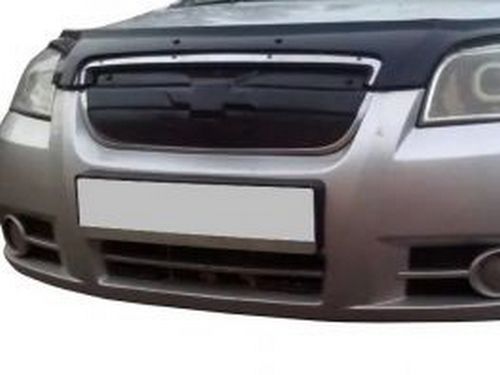 Зимова накладка на решітку Chevrolet Aveo T250 (06-11) 4