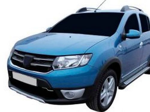 Хром накладки на решітку Dacia Sandero II (B52; 13-17) - смужки 4