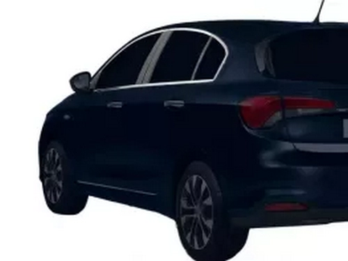 Хром повні молдинги вікон Fiat Tipo Cross (20-) Htb 1