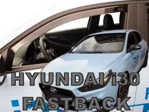 Дефлекторы окон Hyundai i30 Fastback N (PD; 19-) - Heko (вставные) 4