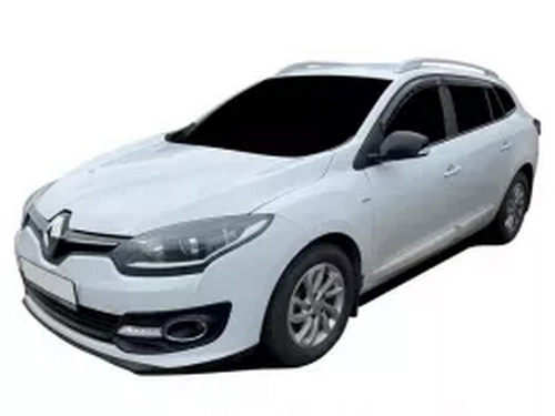 Дефлектори вікон Renault Megane III (09-16) Універсал - Hic (накладні) 4