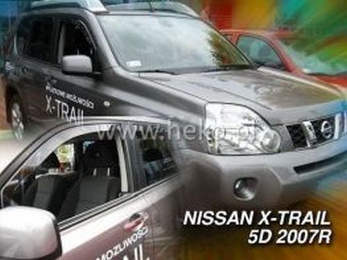 Дефлектори вікон Nissan X-Trail II (T31; 07-13) - Heko (вставні) 3