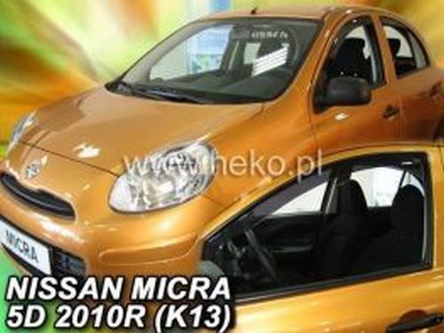 Ветровики вставные NISSAN Micra IV K13 (2011-) 5D HEKO 3