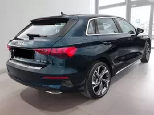 Накладка на бампер Audi A3 S-Line (8Y; 20-) Sportback - Avisa (сталева) 7