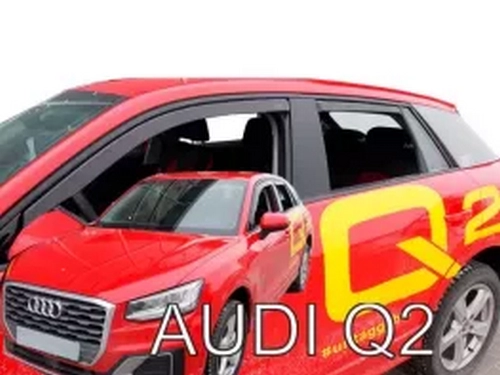 Дефлектори вікон Audi Q2 (16-23) - Heko (вставні) 4