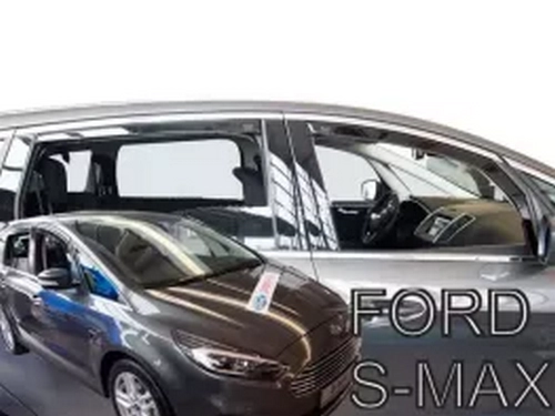 Дефлектори вікон Ford S-Max II (15-23) - Heko (вставні) 4