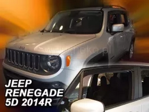 Дефлекторы окон Jeep Renegade (15-) - Heko (вставные) 3