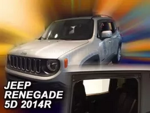 Дефлекторы окон Jeep Renegade (15-) - Heko (вставные) 4