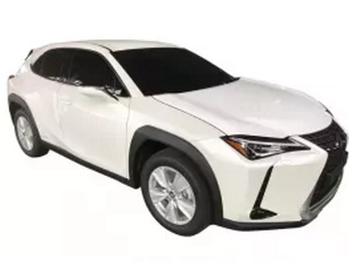 Дефлектори вікон Lexus UX (ZA10; 18-) - Hic (з хромом молдингом) 4