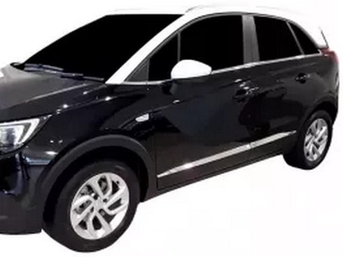 Хром молдинги на двери Opel Crossland X (17-/21-) 4