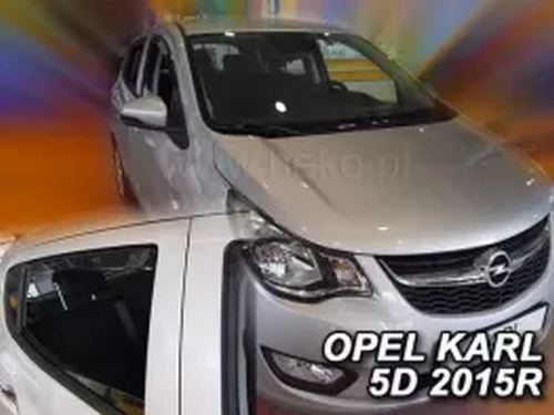 Дефлектори вікон Opel Karl (15-19) - Heko (вставні) 4