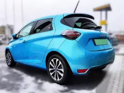 Накладка на задний бампер Renault Zoe (19-) - Avisa (чёрная) 8