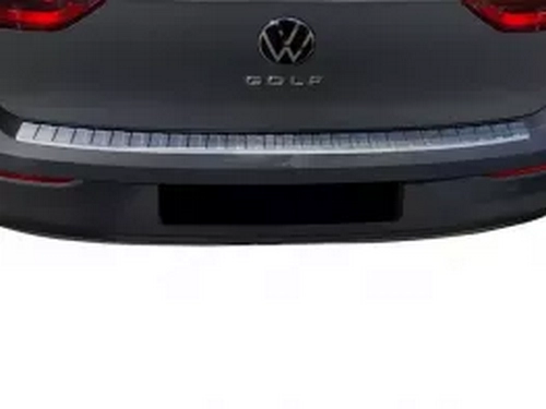 Накладка на задній бампер VW Golf VIII (20-) Хетчбек - Avisa (сталева) 4