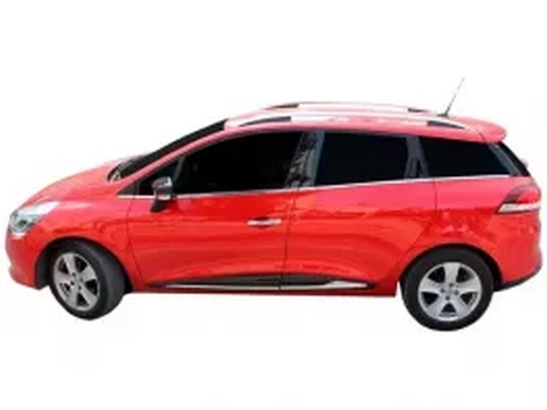 Хром молдинги на двері Renault Clio IV (12-19) 4