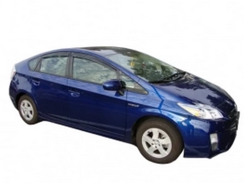 Дефлектори вікон Toyota Prius III (XW30; 09-15) - Hic (накладні) 4