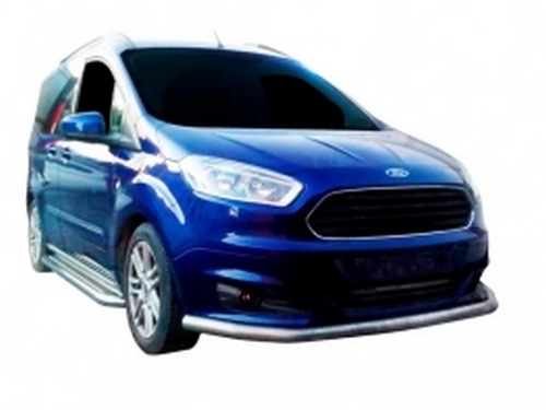 Захист передній Ford Courier I (14-23) - труба одинарна 2