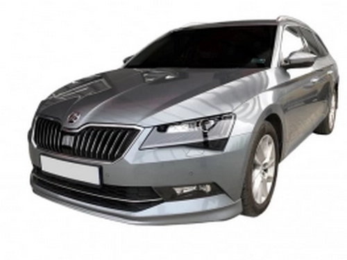 Юбка переднего бампера Skoda Superb III (15-19) 4