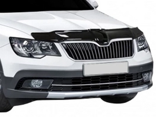 Дефлектор капота Skoda Superb II (3T; 13-15) - Cappafe 3