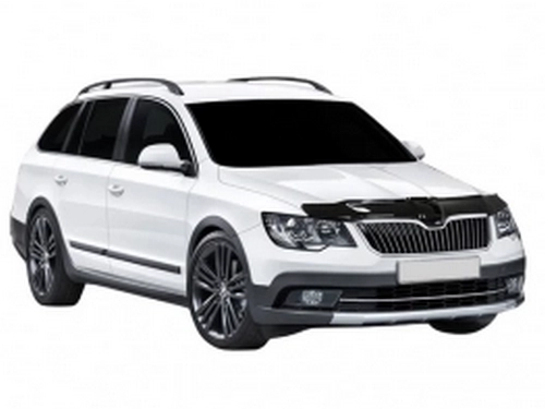 Дефлектор капота Skoda Superb II (3T; 13-15) - Cappafe 4