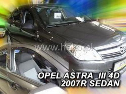 Дефлекторы окон Opel Astra H (07-14) Sedan - Heko (вставные) 4