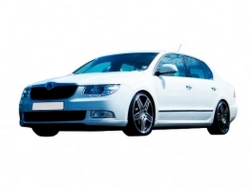 Спойлер переднього бампера Skoda Superb II (3T; 08-13) 4