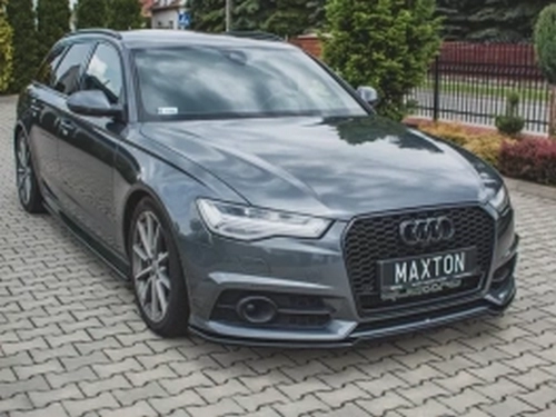 Спліттер передній Audi S6 / A6 S-Line C7 (14-18) рестайлінг - V.2 6