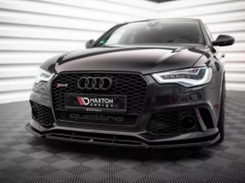 Спліттер передній Audi A6 RS6 Look C7 (11-18) 7