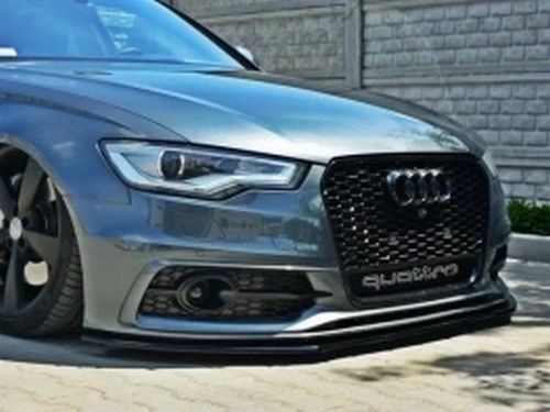 Спліттер передній Audi S6 / A6 S-Line C7 (11-14) - V.1 2