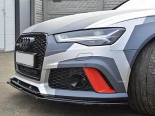 Спліттер передній Audi RS6 C7 (13-18) - V.1 7