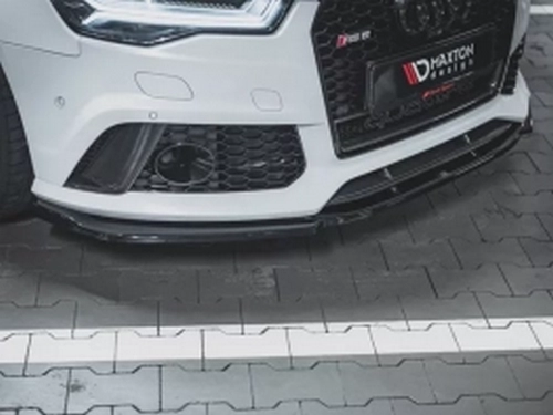 Спліттер передній Audi RS6 C7 (13-18) - V.3 5