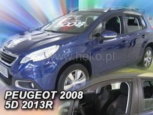 Дефлектори вікон Peugeot 2008 I (A94; 13-19) - Heko (вставні) 3