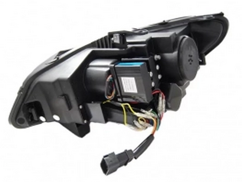 Ксеноновые фары BMW Z4 E89 (09-13) - LED DRL (хромовые) 4