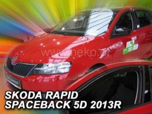 Дефлектори вікон Skoda Rapid Spaceback (13-19) - Heko (вставні) 3