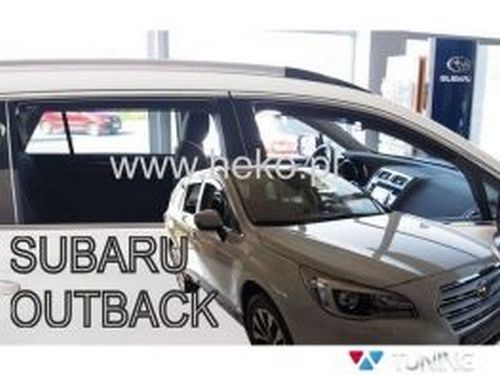 Дефлектори вікон Subaru Outback V (BS; 15-19) - Heko (вставні) 4