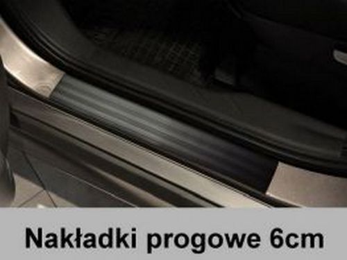 Універсальні гумові накладки на пороги 6 см 3