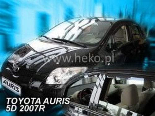 Дефлектори вікон Toyota Auris I (E150; 06-12) 5D / (12-) Classic - Heko (вставні) 3