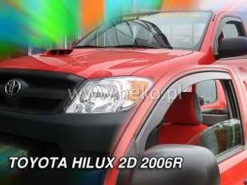 Дефлектори вікон Toyota Hilux VII (06-) 2D - Heko (вставні) 3