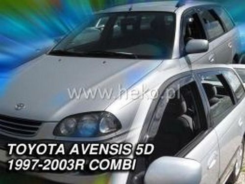 Дефлектори вікон Toyota Avensis I (97-03) Universal - Heko (вставні) 3