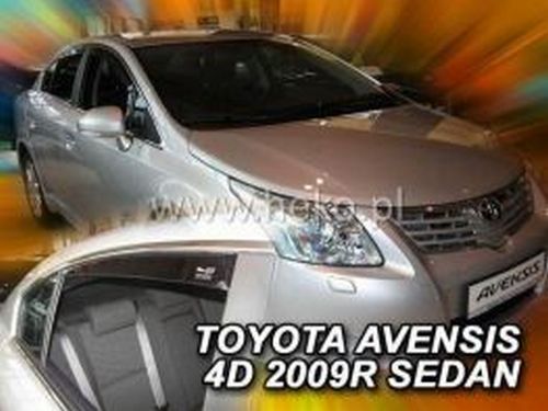 Дефлекторы окон Toyota Avensis III (09-18) Sedan - Heko (вставные) 4