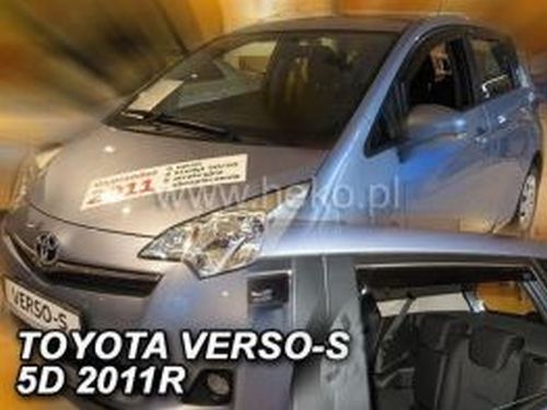 Дефлектори вікон Toyota Verso-S (10-15) - Heko (вставні) 4