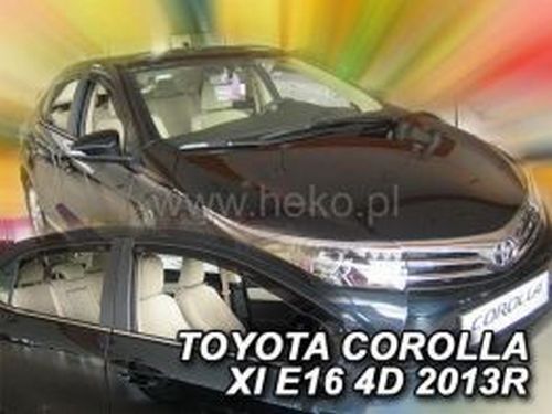 Дефлекторы окон Toyota Corolla XI (E160; 13-18) Sedan - Heko (вставные) 4