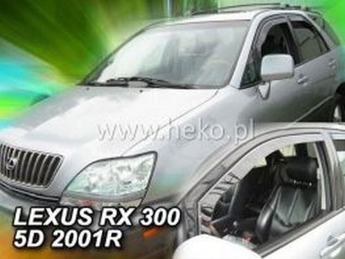 Дефлектори вікон Lexus RX 300 (98-03) USA - Heko (вставні) 3