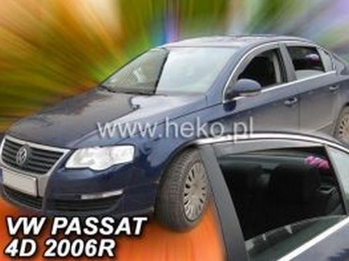 Дефлекторы окон VW Passat B6/B7 (05-15) Sedan - Heko (вставные) 4