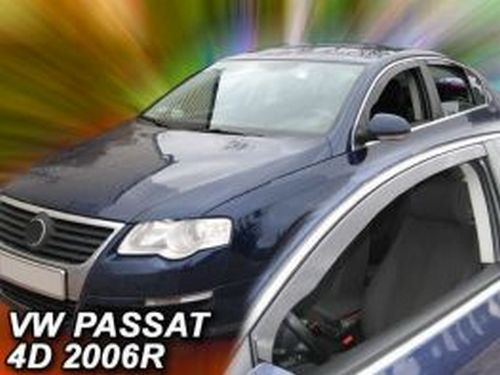 Дефлекторы окон VW Passat B6/B7 (05-15) Sedan - Heko (вставные) 3