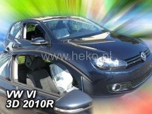 Дефлектори вікон VW Golf VI (08-12) 3D - Heko (вставні) 3