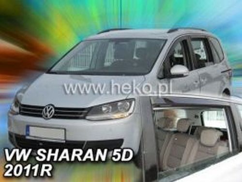 Дефлектори вікон VW Sharan II (7N; 10-) - Heko (вставні) 4