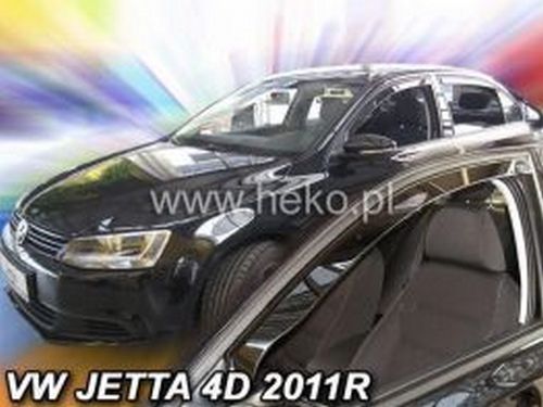 Дефлектори вікон VW Jetta A6 (11-18) Sedan - Heko (вставні) 3