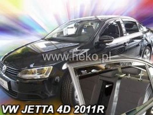 Дефлектори вікон VW Jetta A6 (11-18) Sedan - Heko (вставні) 4